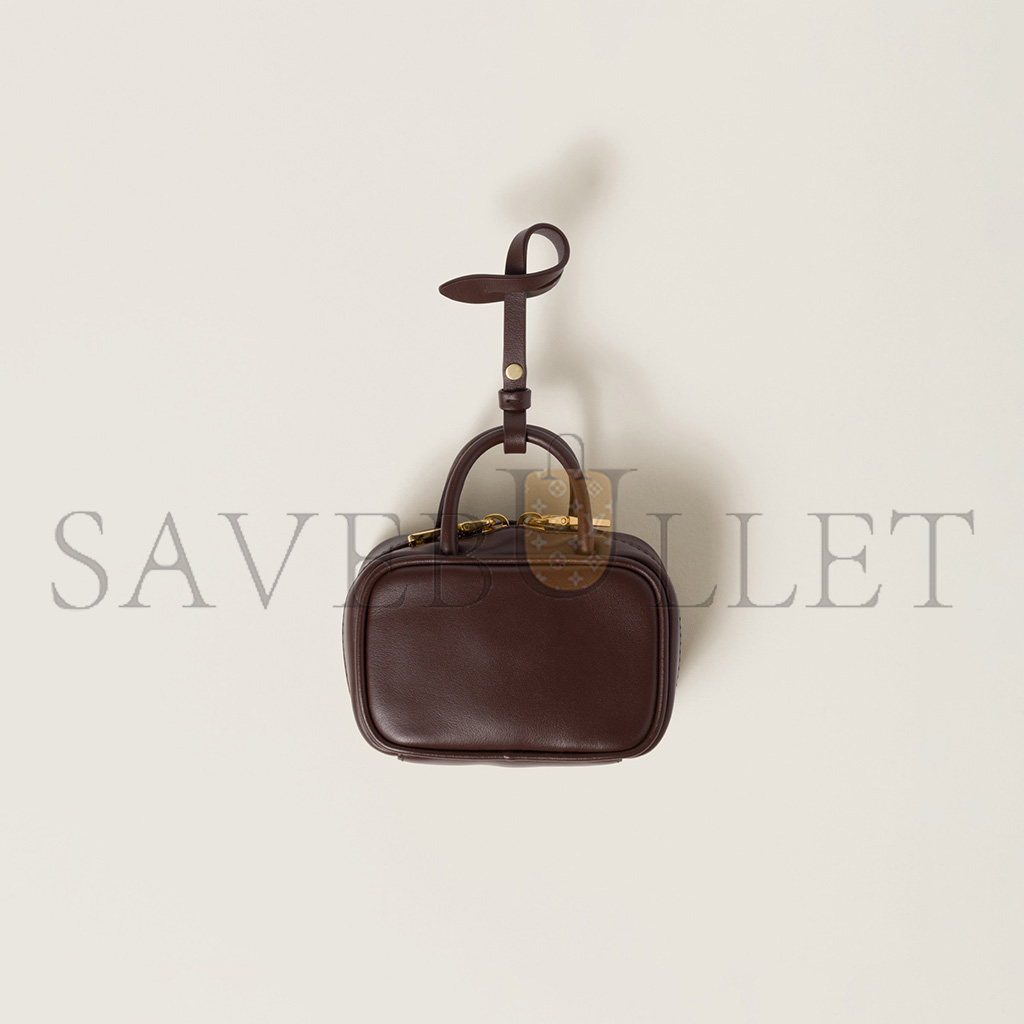 MIUMIU LEATHER MICRO BAG 5NR036 (11*7*4cm) MIUMIU LEATHER MICRO BAG 5NR036 (11*7*4cm)